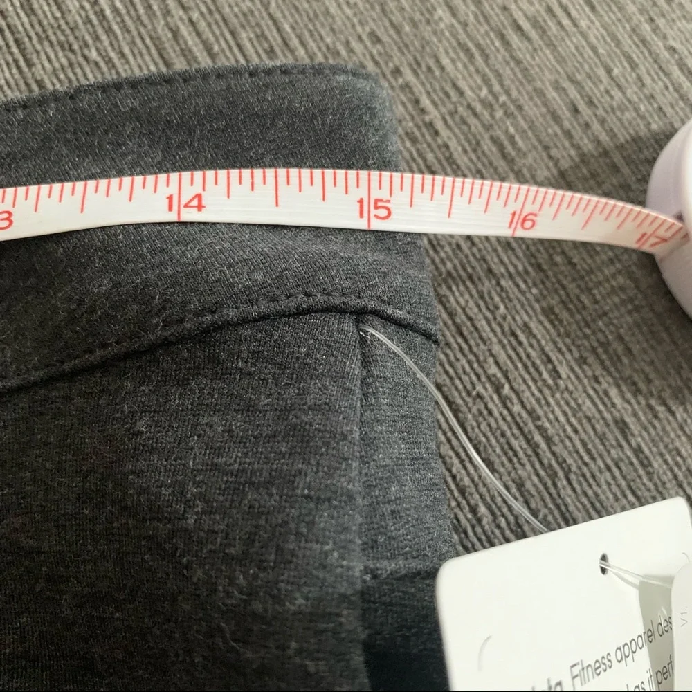 NWT ATHLETA Charcoal Grey Ponte Skinny Pant Sz 10